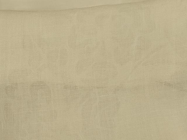 平和屋着物＊夏物 長襦袢 草花文紗 砥粉色 麻 逸品 AABG5515jd