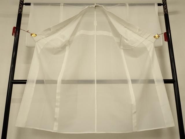 平和屋着物＊夏物 長襦袢 絽 白色 洗える着物 AABG5517jd