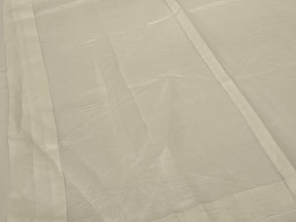平和屋着物＊夏物　長襦袢　流水笹文紗　白色　麻　逸品　AABG5520jd