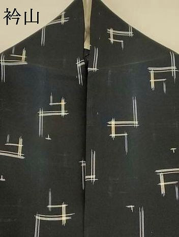 平和屋着物＊夏物 紗紬 絣文 正絹 逸品 AABG5536jd