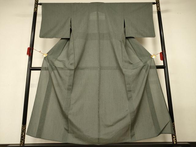 平和屋着物＊夏物 本場大島紬 夏大島 縞 正絹 逸品 AABG5563jd