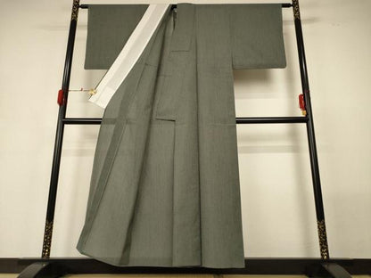 平和屋着物＊夏物 本場大島紬 夏大島 縞 正絹 逸品 AABG5563jd