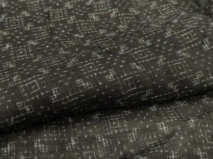平和屋着物＊夏物 重要無形文化財 本場宮古上布 絣柄 苧麻 逸品 AABG5565jd