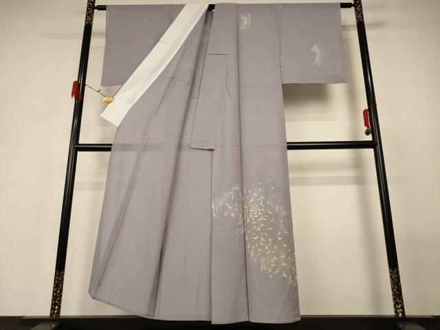 平和屋着物＊夏物　訪問着　絽　舞鳥文　正絹　逸品　AABG5568jd