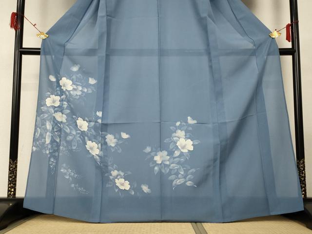 平和屋着物＊夏物 訪問着 絽 草花文 正絹 逸品 AABG5578jd