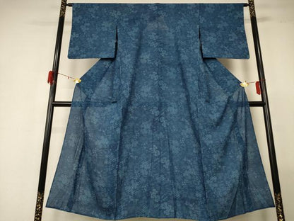 平和屋着物＊夏物 小紋 絽 松竹梅 正絹 逸品 AABG5580jd