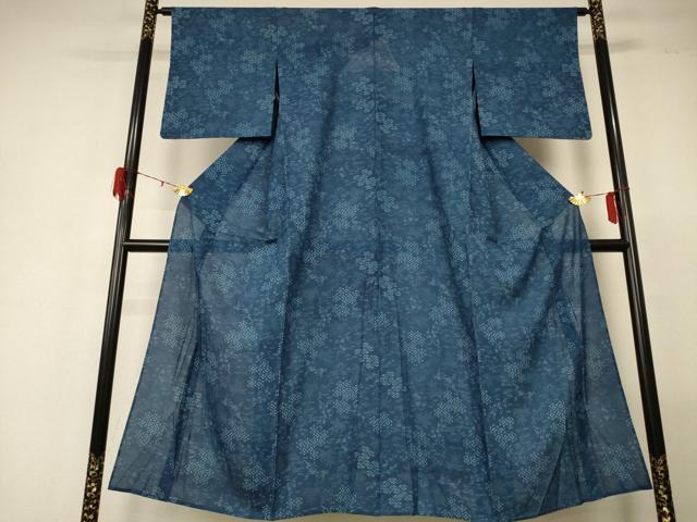 平和屋着物＊夏物 小紋 絽 松竹梅 正絹 逸品 AABG5580jd