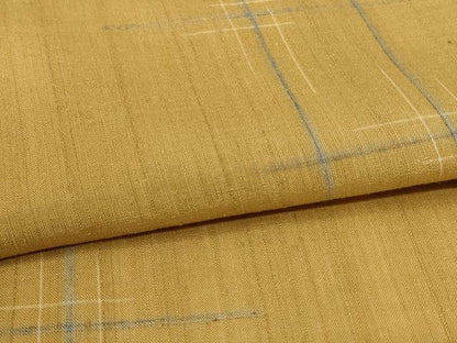 平和屋着物＊夏物 紗紬 井桁絣 高島屋扱い 正絹 逸品 AABG5587jd