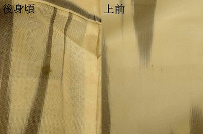 平和屋着物＊夏物 小紋 紗 霞文 正絹 逸品 未使用 AABG5592jd