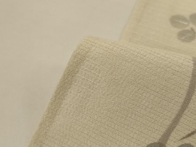 平和屋着物＊夏物 訪問着 絽縮緬 手描き 草花文 正絹 逸品 AABG5595jd