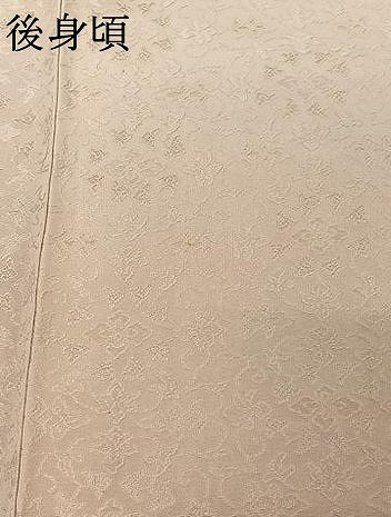 平和屋着物▽上質な色無地 単衣 正倉院花地紋 淡紅藤色 正絹 逸品 AABG5605jh