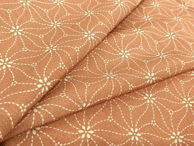 平和屋着物▽上質な小紋 単衣 花づくし 正絹 逸品 AABG5623jh