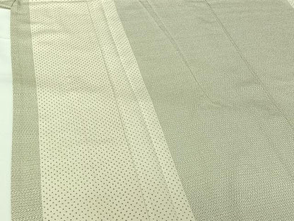 平和屋着物▽本塩沢　単衣　蚊絣　松坂屋扱い　正絹　逸品　AABG5629jh