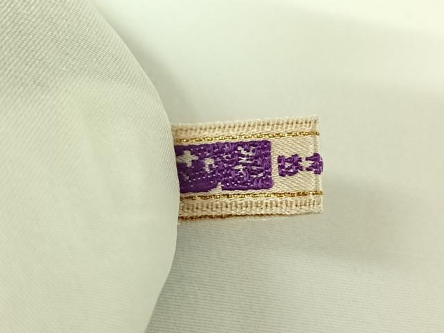 平和屋着物▽本塩沢　単衣　蚊絣　黒地　さが美扱い　正絹　逸品　AABI4451ck