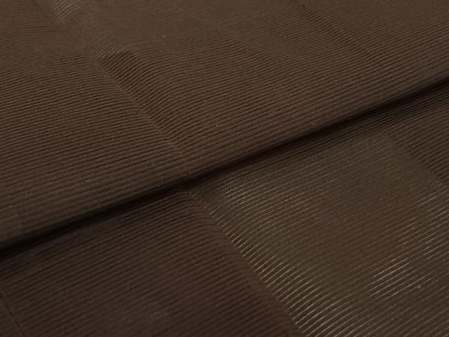 平和屋着物▽道行コート スリーシーズン 春夏秋 塵除け 黒鳶色 ロングコート 正絹 逸品 AABG5649jh