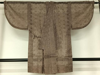 平和屋着物▽道中着 スリーシーズン 春夏秋 塵除け オーガンジー 有栖川文様 正絹 逸品 AABG5651jh