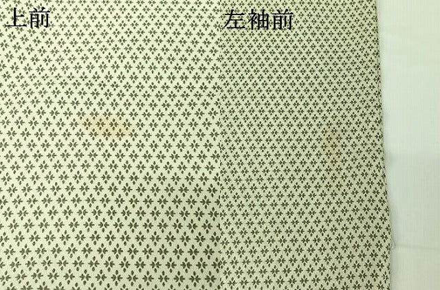 平和屋着物▽小紋　単衣　花菱文　洗える着物　AABG5656jh