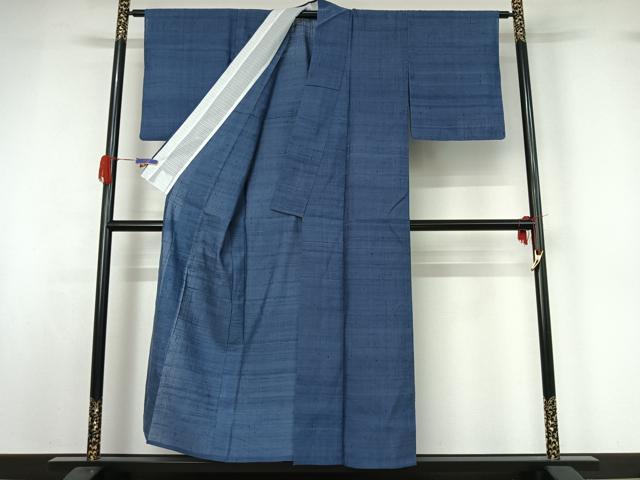 平和屋着物▽上質な紬 単衣 霞文 正絹 逸品 AABG5685jh