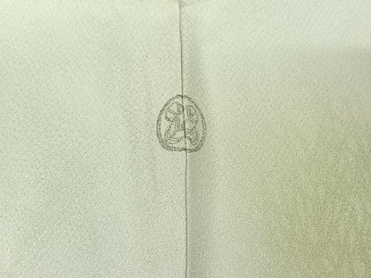 平和屋着物▽訪問着 単衣 樹林文 暈し染め 三越扱い 正絹 逸品 AABG5693jh