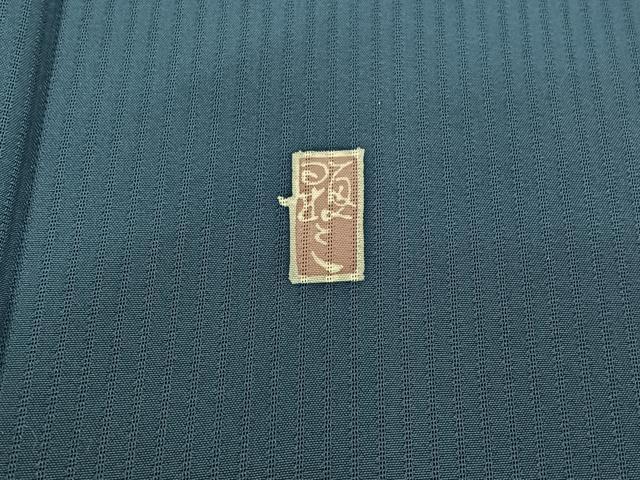 平和屋着物▽本加賀友禅作家 牧野顕三 訪問着 無双 絽袷 絽×絽 流水花文 正絹 逸品 AABG5696jh