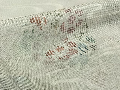 平和屋着物▽豪華色留袖　無双　紗袷　紗×紗　立波花丸文　正絹　逸品　AABG5704jh