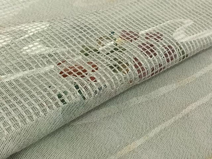 平和屋着物▽豪華色留袖　無双　紗袷　紗×紗　立波花丸文　正絹　逸品　AABG5704jh