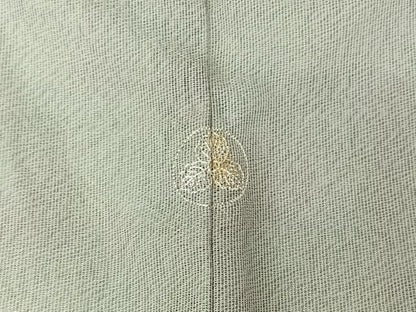 平和屋着物▽豪華色留袖　無双　紗袷　紗×紗　立波花丸文　正絹　逸品　AABG5704jh