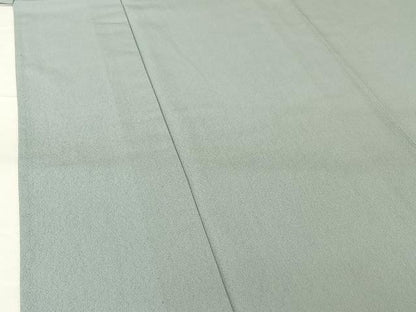 平和屋着物▽本塩沢 単衣 秘色色 証紙付き 正絹 逸品 AABG5709jh