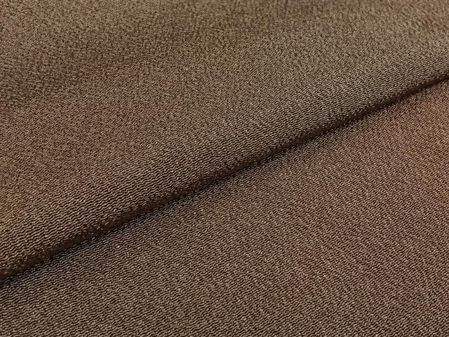 平和屋着物▽上質な小紋 単衣 霞文 暈し染め 鬼しぼ縮緬 正絹 逸品 AABG5713jh
