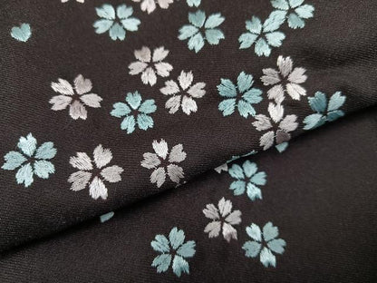 平和屋着物●女性　行灯袴　刺繍　舞桜文　洗える着物　AABG5727ph