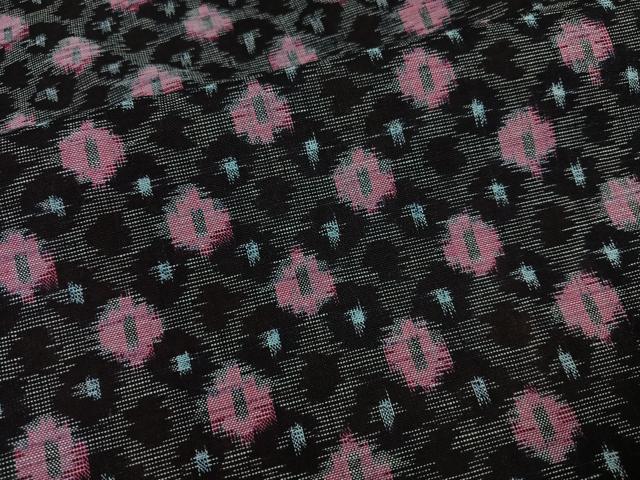 平和屋着物●久留米絣　単衣　綿　逸品　AABG5739ph