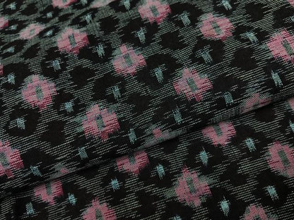 平和屋着物●久留米絣　単衣　綿　逸品　AABG5739ph