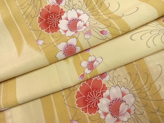 平和屋着物●小振袖　二尺袖　桜間道　洗える着物　AABG5741ph