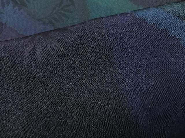 平和屋着物●上質な小紋　草木地紋　正絹　逸品　未使用　AABG5744ph