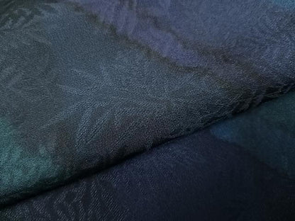 平和屋着物●上質な小紋　草木地紋　正絹　逸品　未使用　AABG5744ph