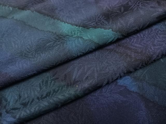 平和屋着物●上質な小紋　草木地紋　正絹　逸品　未使用　AABG5744ph