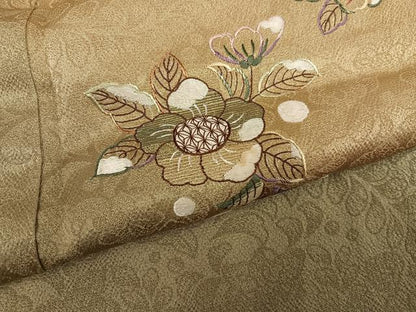 平和屋着物●奥村悟　訪問着　辻が花　刺繍　暈し染め　正絹　逸品　AABG5782ph