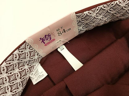 平和屋着物●女性　行灯袴　舞桜文　洗える着物　未使用　AABG5799ph