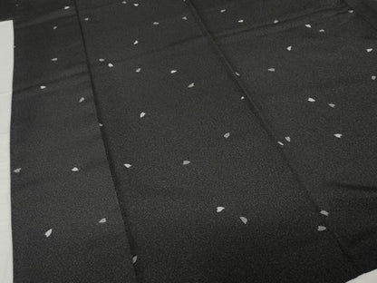 平和屋着物●上質な小紋　桜　天目暈し　正絹　逸品　AABG5802ck