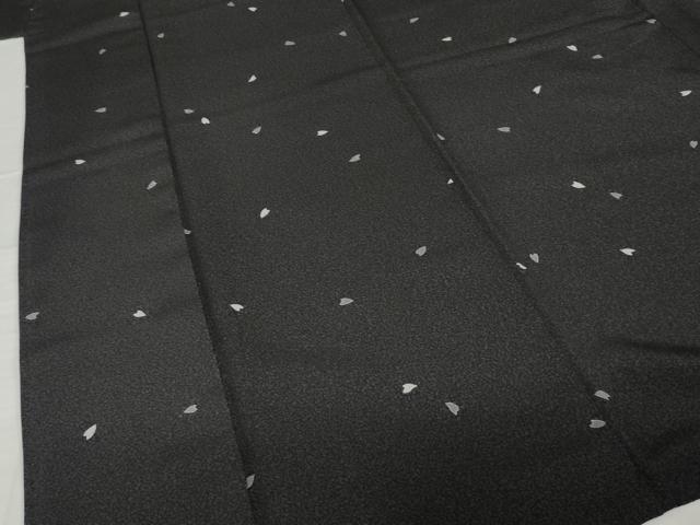 平和屋着物●上質な小紋　桜　天目暈し　正絹　逸品　AABG5802ck