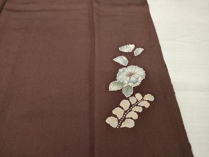 平和屋着物●訪問着　作家物　辻が花　雲取り花文　暈し染め　正絹　逸品　AABG5804ck