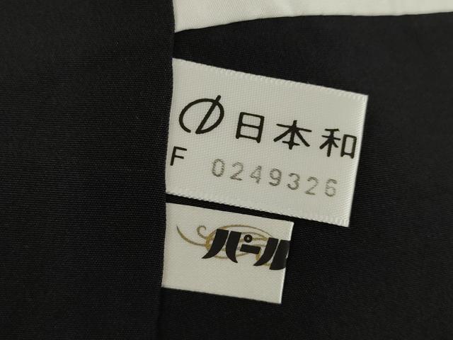 平和屋着物●上質な小紋　格子　正絹　逸品　AABG5805ck
