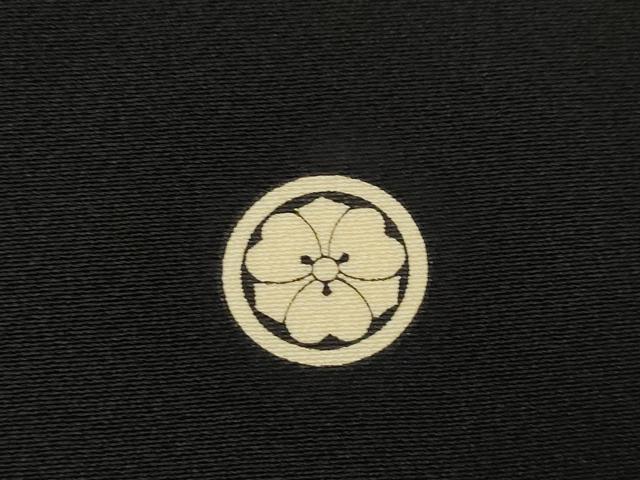 平和屋着物●本加賀友禅作家　池田裕　黒留袖　飛鶴梅松文　正絹　逸品　AABG5807ck