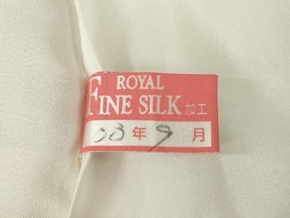 平和屋着物●お召　吉野間道　正絹　逸品　AABG5815ck