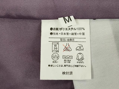 平和屋着物●小紋　縞　黒地　洗える着物　AABG5816ck