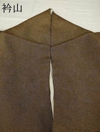 平和屋着物●江戸小紋　鮫小紋柄　正絹　逸品　AABG5822ck