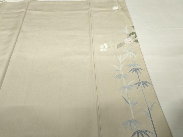 平和屋着物●訪問着　友禅　作家物　松竹梅　暈し染め　正絹　逸品　AABG5824ck