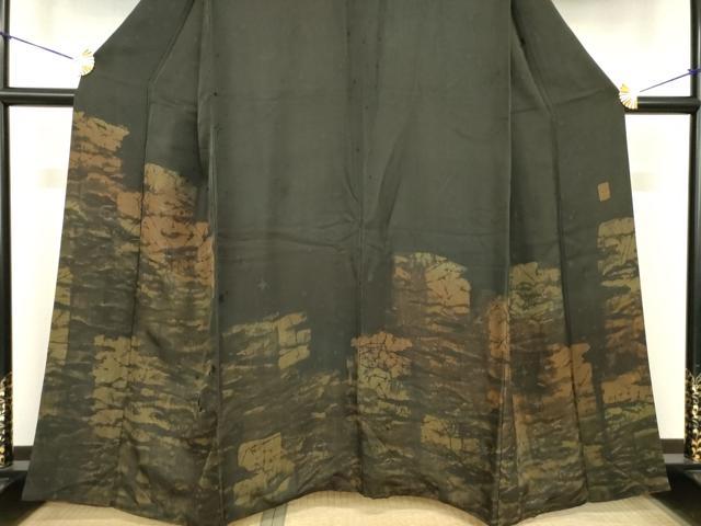 平和屋着物●訪問着　作家物　霞文　星　正絹　逸品　AABG5825ck