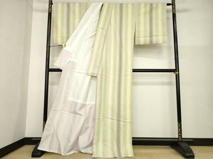 平和屋着物●小紋　間道　洗える着物　AABG5833ck