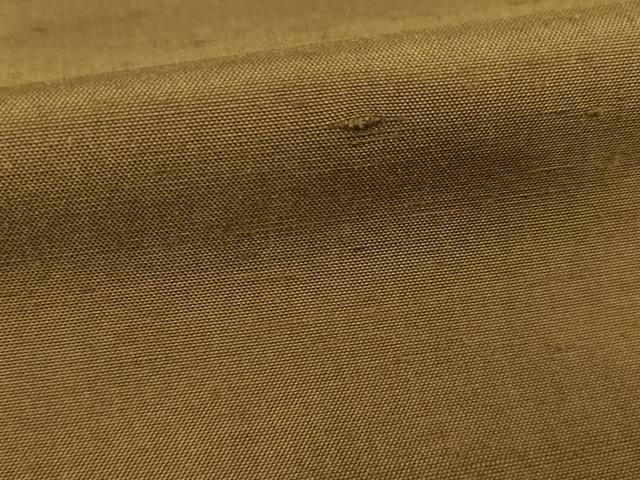 平和屋着物●男性　石川県指定無形文化財　牛首紬　白山工房　手織り　アンサンブル　色無地　涅色　証紙付き　正絹　逸品　AABG5838ck